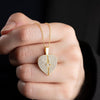 Custom Couple Name Angel Wing Necklace – Personalized Heart Pendant with Infinity Symbol in Gold & Silver for Lovers