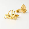 Custom Name Cufflinks for Men – Personalized Engraved Accessories – Luxury Gift for Groom, Wedding, or Anniversary