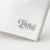 Custom Name Cufflink – Personalized Men's Shirt Accessory | Luxury Monogram Jewelry Gift
