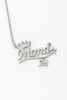 Custom Gold/Silver Crown Name Necklace – Personalized Jewelry for Women with Star & Initial Charm