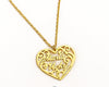 Custom Double Name Heart Necklace – Personalized Gold Pendant