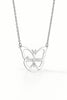 Custom Butterfly Name Necklace – Gold Personalized Jewelry