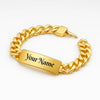 Custom Gold Name Bracelet – Personalized Cuban Link Jewelry