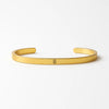 Elegant Gold Cuff Bracelet - Personalized Initial 'B' - Minimalist Jewelry