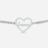 Custom Heart Name Bracelet – Personalized Chain Jewelry