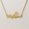 Custom Name Necklace for Women – 24CT Gold Plated Personalized Pendant with Star & Heart Charms – Elegant Gift Jewelry