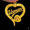 Personalized Heart Name Pendant