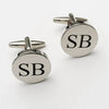 Personalized Cufflinks – Custom Engraved Monogram Gift for Men | Elegant Octagon Shape