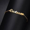 Custom Name Bracelet with Heart – Personalized Silver Jewelry Gift