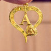 Personalized Heart Name Pendant