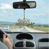 Golden Islamic Car Hanger – Shahada Calligraphy Rear View Mirror Decor