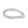 Baby Bracelets: Sterling Silver Chunky Flat Cuban Curb Baby Bracelets