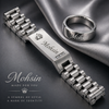 Personalized Name Rolex Bracelet & Ring Set