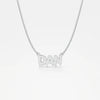 Custom Drip Name Necklace for Men – Personalized Pendant with Unique Melting Font