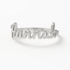 Personalized Name Ring for Women – Custom 24CT Gold Plated Jewelry with Bold Script Design – Hannah Name Ring
