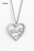 Custom Arabic Name Heart Necklace – Gold Plated Jewelry