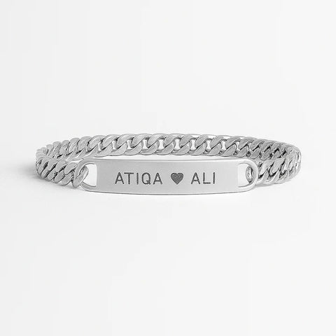 Personalized Gold Date Bracelet – Custom Engraved Jewelry Gift