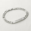 Personalized Gold Name Bracelet – Custom Engraved ID Jewelry