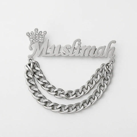 Custom "Your Name" Brooch – Gold Plated Personalized Pin