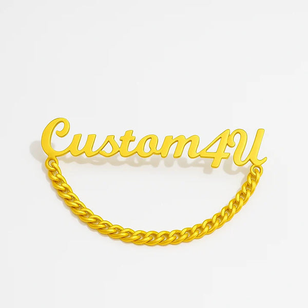 Custom Name Chain Bracelet – Personalized Jewelry for Men & Women