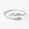 Custom Double Name Gold Bracelet
