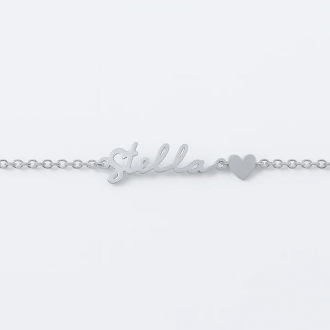 Custom Gold Name Bracelet – Personalized "Stella" Jewelry Gift for Her