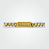 Custom Gold & Silver Rajput Bracelet – Engraved Stainless Steel Jewelry