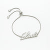 Custom Name Bracelet “Your Name” – 24CT Gold Platted Adjustable Personalized Jewelry Gift for Women