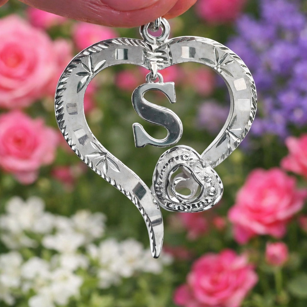 Personalized Heart Name Pendant