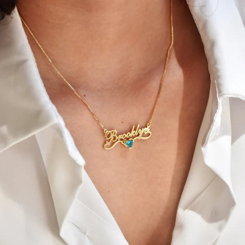 Personalized Gold Plated Name Neecklace